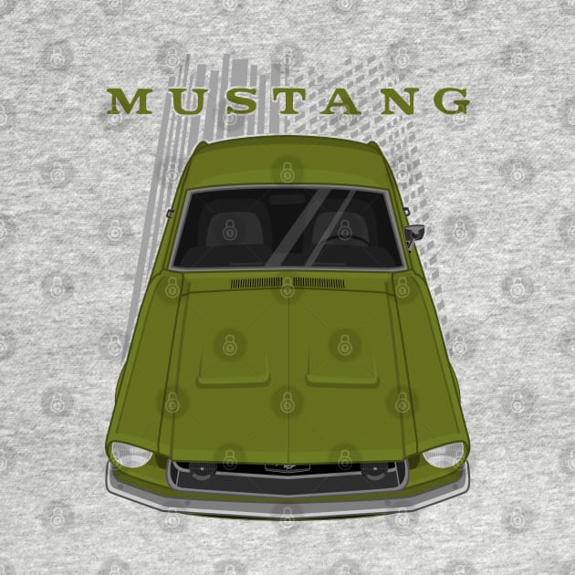 Ford Mustang Fastback 1968 - Lime Gold by V8social
